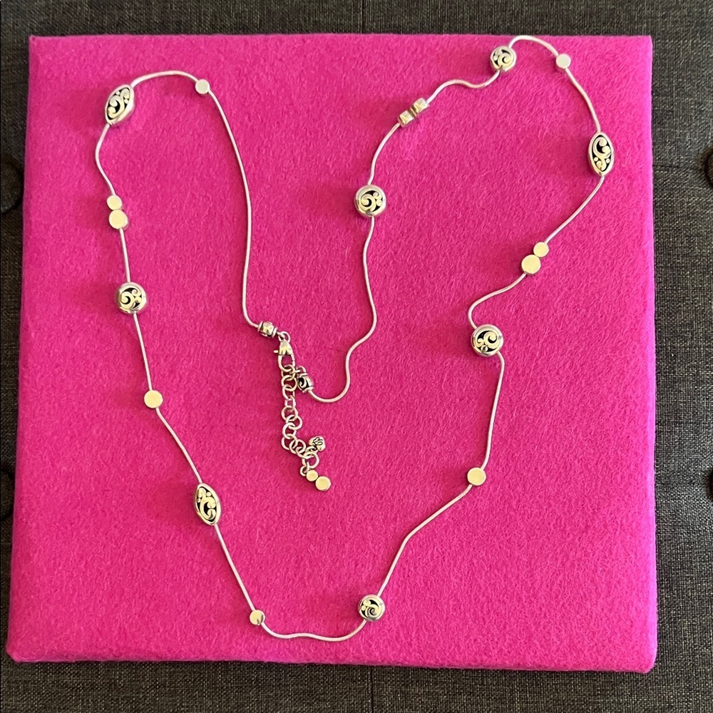 Brighton Silver and Crystal Necklace - Picture 2 of 5